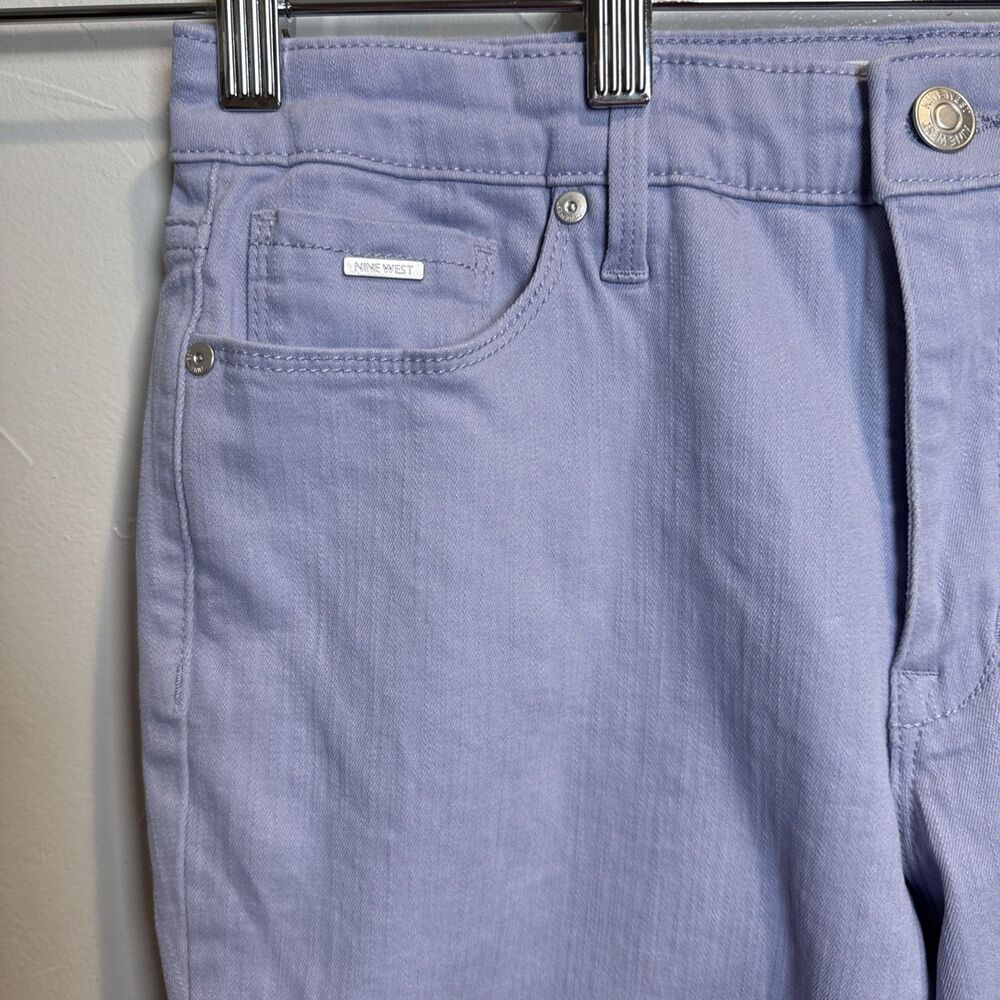 Nine West Lilac Gramercy Crop Pants Women’s Size 6 - Picture 4 of 15